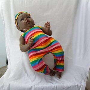 HOOMAI Lifelike Reborn Baby Dolls with Soft Body African American Realistic Girl